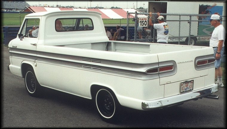 Corvair 95 Loadside (rear 3/4 view)