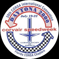 Corvair speedweek logo