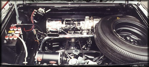 1964 150 hp turbo-charged engine