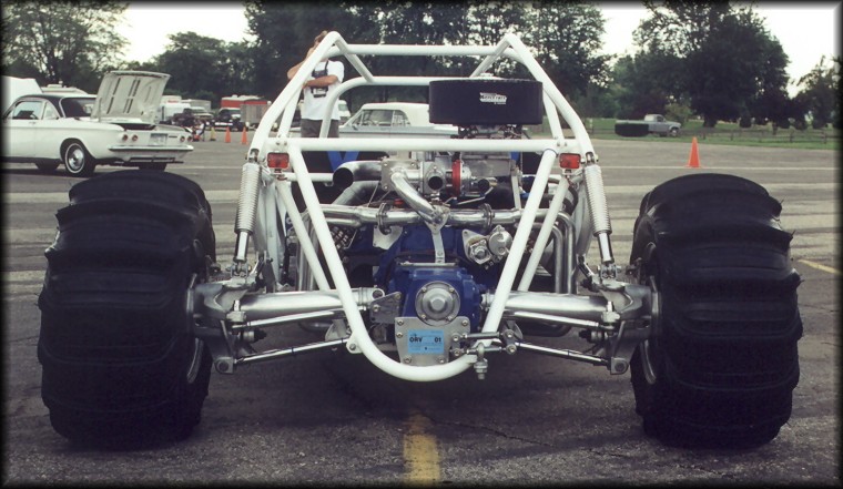 Corvair-powered "Canyon Man" sand rail (rear view)