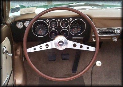 1966 Corsa dash and optional steering wheel