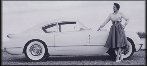 1954 Corvette Corvair (side view) (21639 bytes)