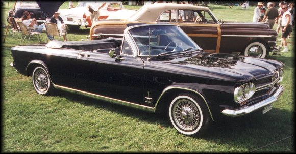 Turbocharged 1964 Chevrolet Corvair Monza Spyder with genuine wire wheel