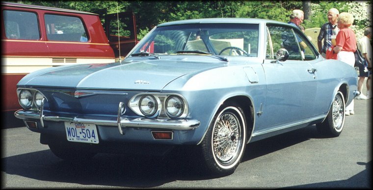 1965 Corvair Monza with genuine wire wheels (76745 bytes)