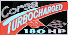 Corsa Turbocharged 180HP decal