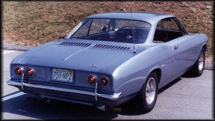 Click the road sign for more about the Corvair 500