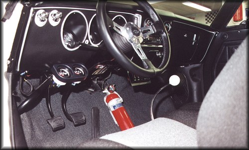 Corv-8 interior detail