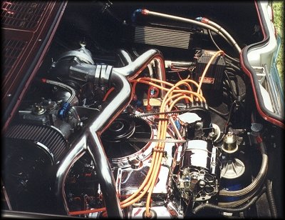Earl Wright's custom turbo-charged engine 