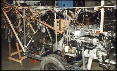 Jag V-12 on the engine dyno