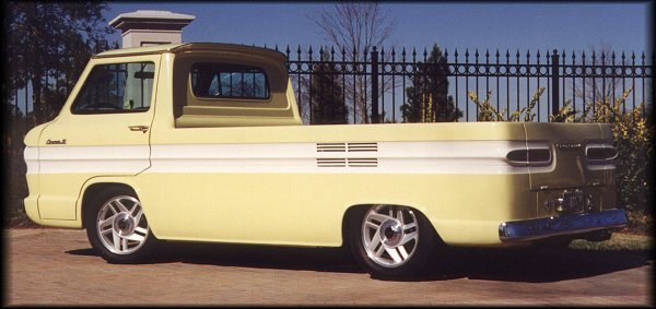 Corvair 95 Rampside (rear 3/4 view) (42227 bytes)