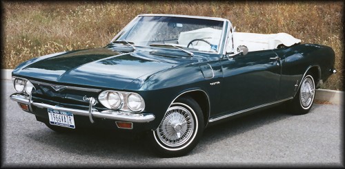 1966 Corvair Corsa (front 3/4 view)