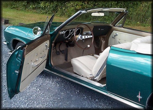 1966 Corsa convertible (driver's view)