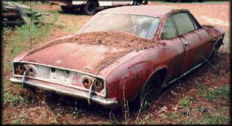 '66 Turbo coupe at Corvair Ranch