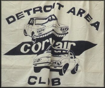 Detroit Area Corvair Club banner