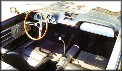 Corvair Super Spyder interior