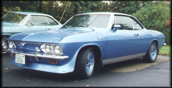 1966 custom Corvair Monza (front 3/4 view)