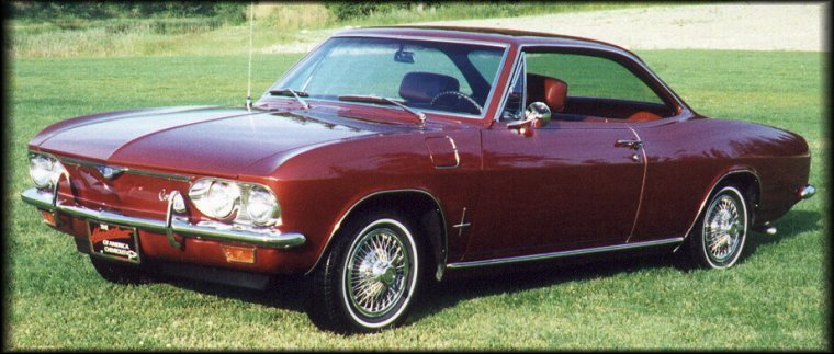 '66 Monza (front 3/4 view) (69281 bytes)