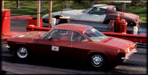 Larry Claypool at the drag strip