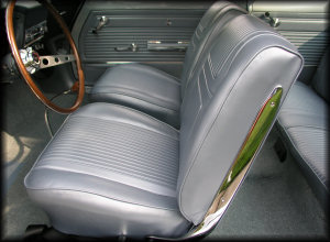 Restored Corvair Corsa interior