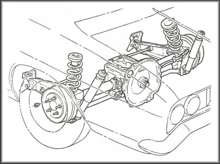 1965 Corvair rear suspension
