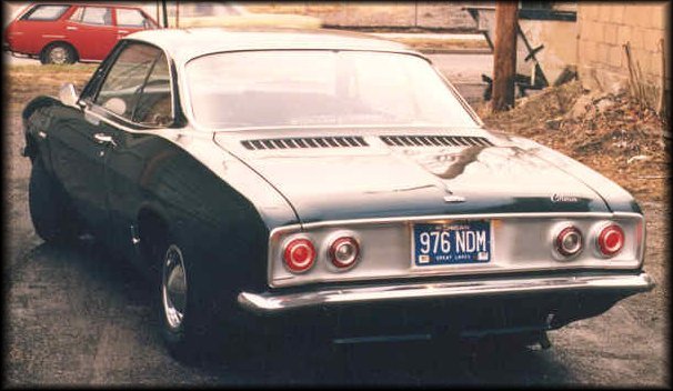 1965 Corvair Corsa in Cypress Green